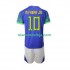 Camisola Brasil Neymar JR 10 Criança Equipamento Segundo Copa do Mundo 2022 Manga Curta